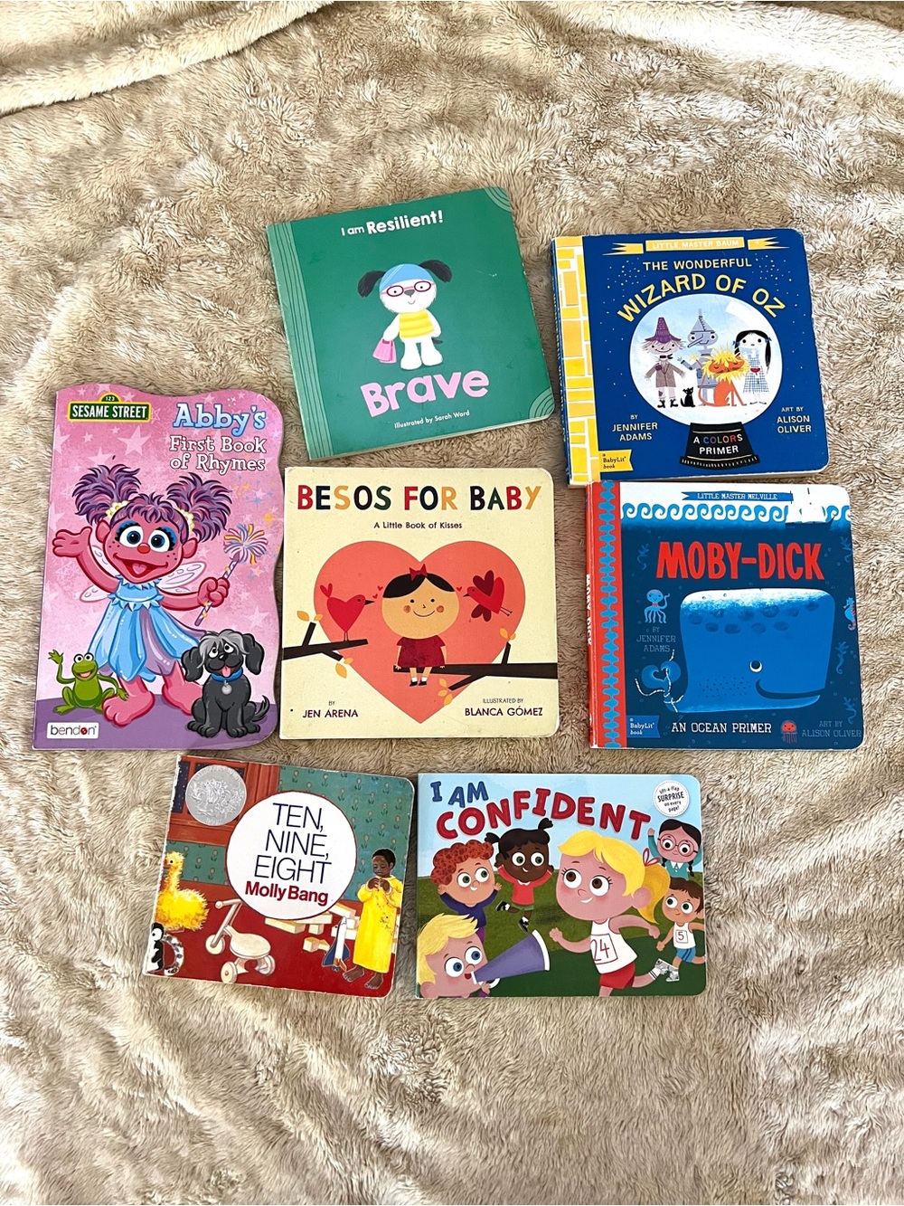 Assorted Lot of Baby Board Books (7 Count)